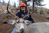 guided mule deer hunts wyoming, mule deer hunts, guided hunts wyoming, mule deer hunting