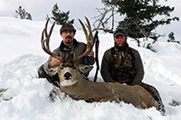 guided mule deer hunts wyoming, mule deer hunts, guided hunts wyoming, mule deer hunting