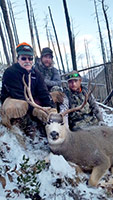 guided mule deer hunts wyoming, mule deer hunts, guided hunts wyoming, mule deer hunting