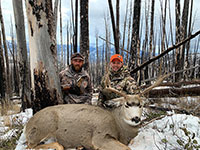 guided mule deer hunts wyoming, mule deer hunts, guided hunts wyoming, mule deer hunting